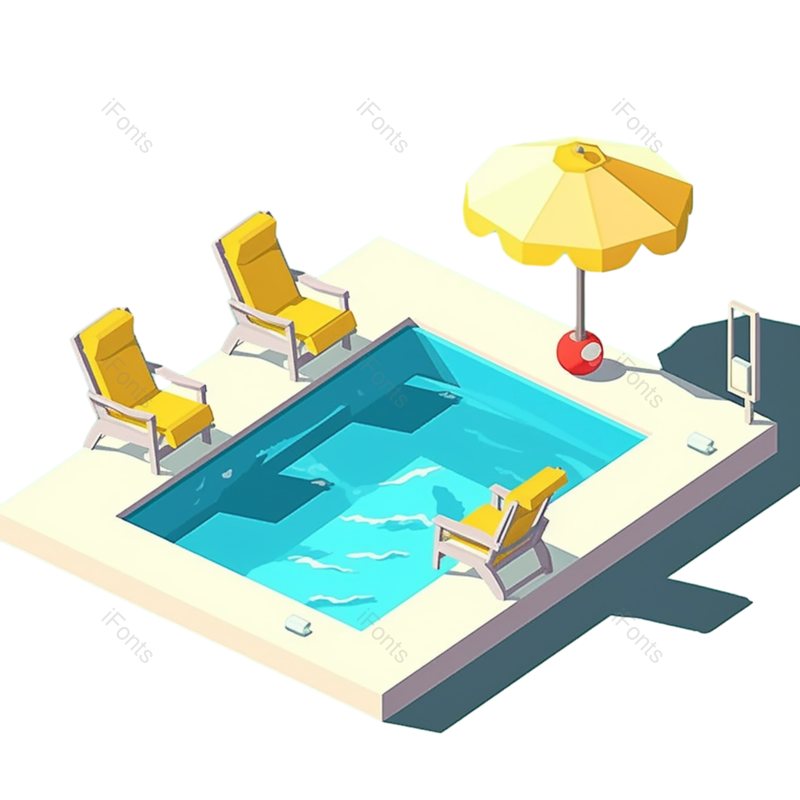 夏天图片,海洋元素,度假PNG,椅子免抠素材